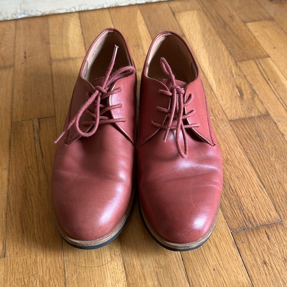 Softwalk Whitby Women's Shoes Dark Red Size 9 Oxford blood red leather - Picture 10 of 16